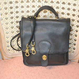 Coach, Coach Station Bag, Black Station Bag